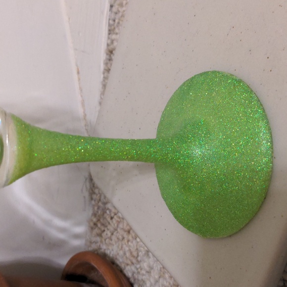 Wine glass Glitter dipped - Picture 2 of 3